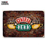 Дерев'яний Постер "Друзі Central Perk" - 27 х 17 см
