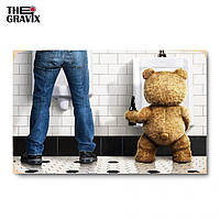 Дерев'яний Постер "Ted" - 27 х 17 см