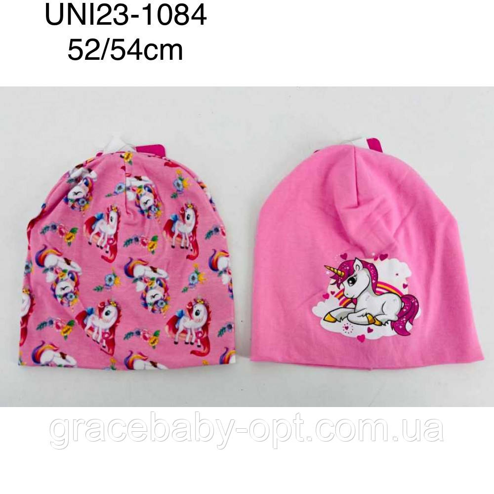 Шапки для дівчинки оптом, Disney, 52-54 см, № UNi23-1084, фото 1
