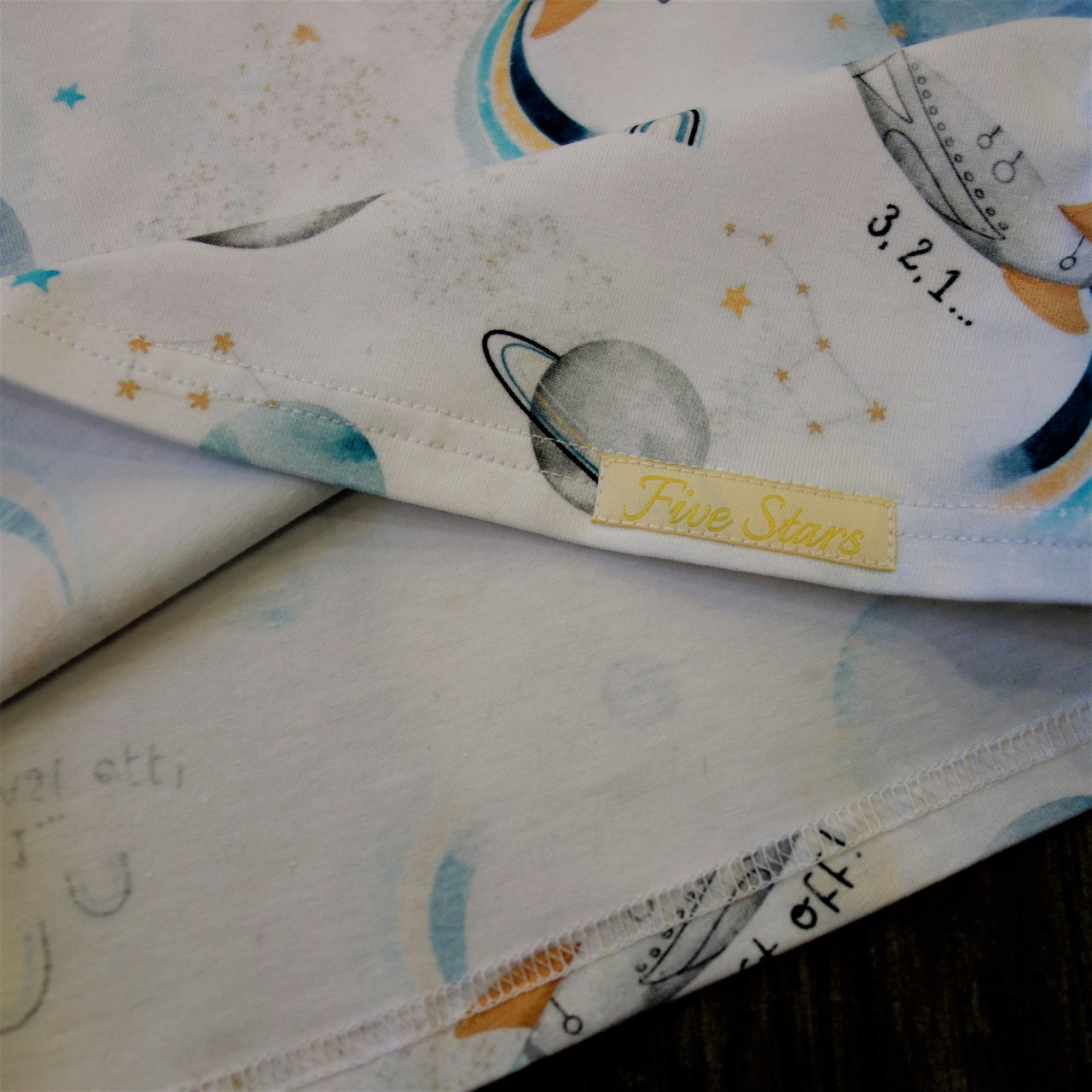 Дитяча футболка планети на білому Five Stars 10652-104p - фото 3 - id-p1743140080