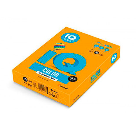 Папір кольоровий IQ Color A4 80г/м2 500 аркушів Мандариновий MO15