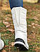 Жіночі зимові шкіряні білі чоботи дутики,чоботи жіночі зимові шкіряні дуті спортивні на хутрі, фото 8