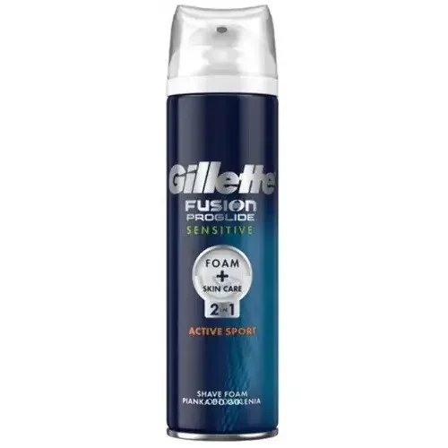 Піна Gillette Fusion для гоління 250 мл Sensitive чутливої шкіри