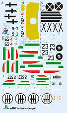 FIAT BR.20 Cicogna. Збірна модель літака у масштабі 1/72. ITALERI 1447, фото 2