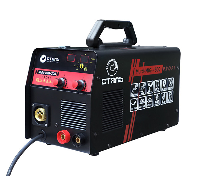 Зварювальний напівавтомат Сталь MULTI-MIG-300 PROFI