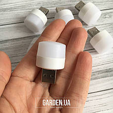 Світлодіодний міні-нічник GARDEN з USB-штекером 2.1A білий колір світла, фото 2