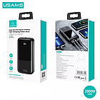 Портативна батарея повербанк Power Bank повербанк USB батарея універсальна УМБ 20000 мА·год PD 22,5 Вт Usams, фото 9