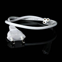 Кабель живлення для світильників Т5 2-pin 60см білий