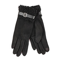 Рукавички жіночі сенсорні зимові чорні (727069)