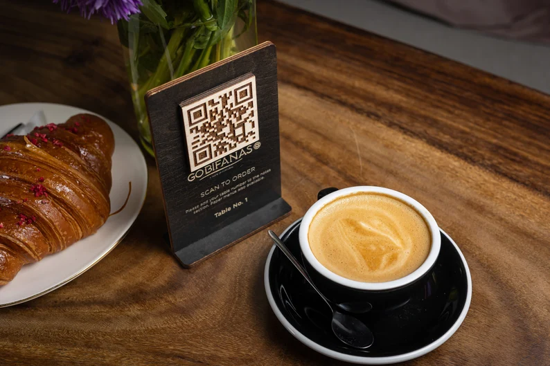 Табличка с QR кодом 150х100мм