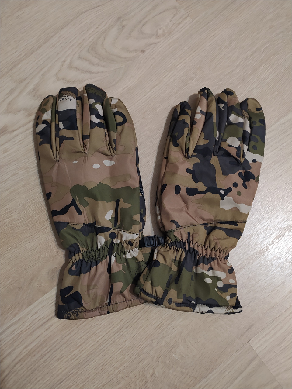 Зимние тактические перчатки Softshell мультикам L - фото 2 - id-p1736947051