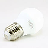 Лампочка світлодіодна E27 4W 3000K (білий теплий). Biom BT-543 G45, фото 3