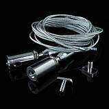 Комплект SR-U для кріплення підвісної профілю (трос 1м + кліпси за 2шт.), фото 2