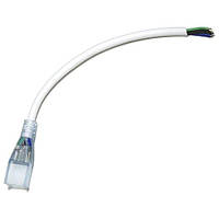 Коннектор для підключення світлодіодних стрічок NEON 12В 2835-120 8*16mm (роз'єм-провід +2pin)