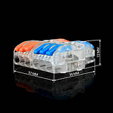 Клема швидкого монтажу WT-F26 2 входи 6 виходів 32А 400В 0.08-4mm2, фото 2