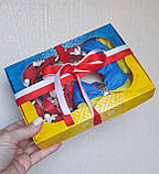 Набір Україна плюс Польща обруч, дві резинки, заколка, бантики подарунок, фото 2