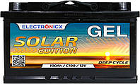 Гелевый аккумулятор 12v 100Ah GEL Electronicx Solar Edition