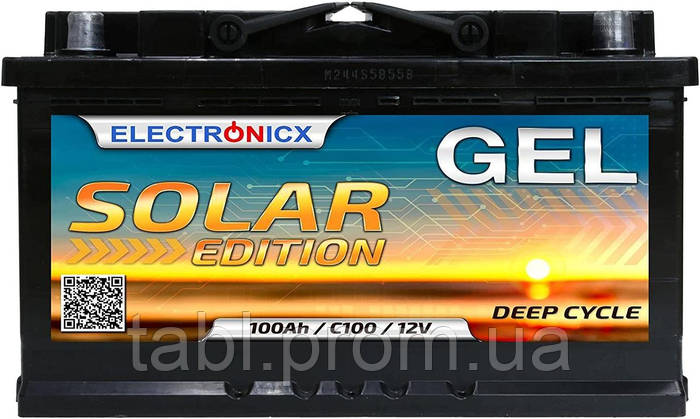 Гелевый аккумулятор 12v 110Ah GEL Electronicx Solar Edition (ID ...