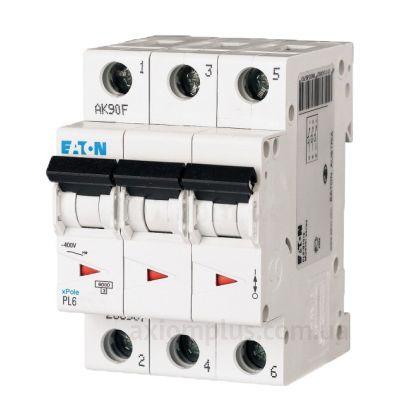 Автоматичний вимикач Eaton (Moeller) PL6-C6/3