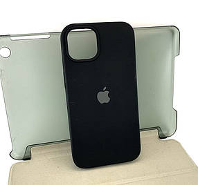 Чохол на iPhone 13 накладка на бампер Silicone Case Full original чорний