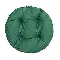 Подушка для стула, кресла, табуретки 30х8 тёмно - зеленая