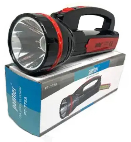 Ліхтар-прожектор світлодіодний акумуляторний Panther PT-7758, Ліхтар із зарядкою від USB, фото 1