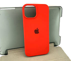 Чохол на iPhone 14 накладка бампер Silicone Case Full original червоний