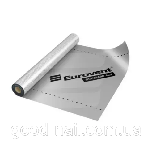 Пароізоляційна мембрана EUROVENT STANDARD ALU 130г/м² 1.50х50м
