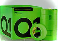 Q1® Маскувальна стрічка термостійка зелена 24мм X 50м / HPG124