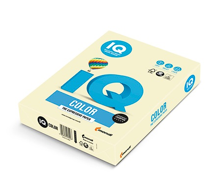 Папір кольоровий IQ Color A4 80 г/м2 500 аркушів Ванільно-бежевий BE66