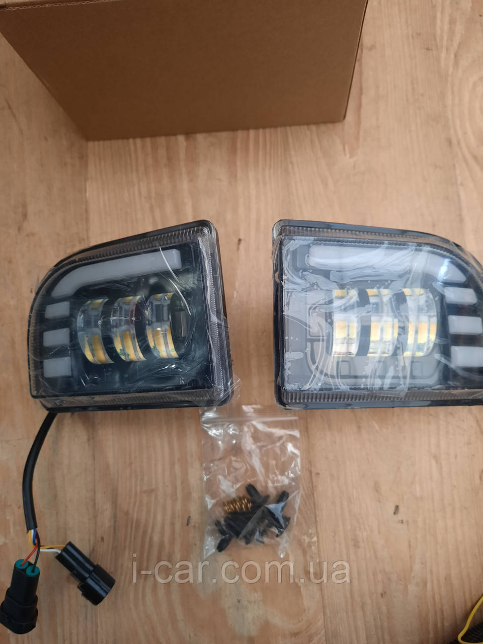 Додаткові лід фари Шевролет Лачетті 45W+DRL