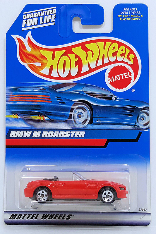 Машинка Hot Wheels BMW M Roadster (Z3) 2000 (100) 27067 — Купить