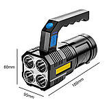 Ліхтар акумуляторний RIAS Multi Fuction Portable Lamp Вологостійкий Black (3_02503), фото 3