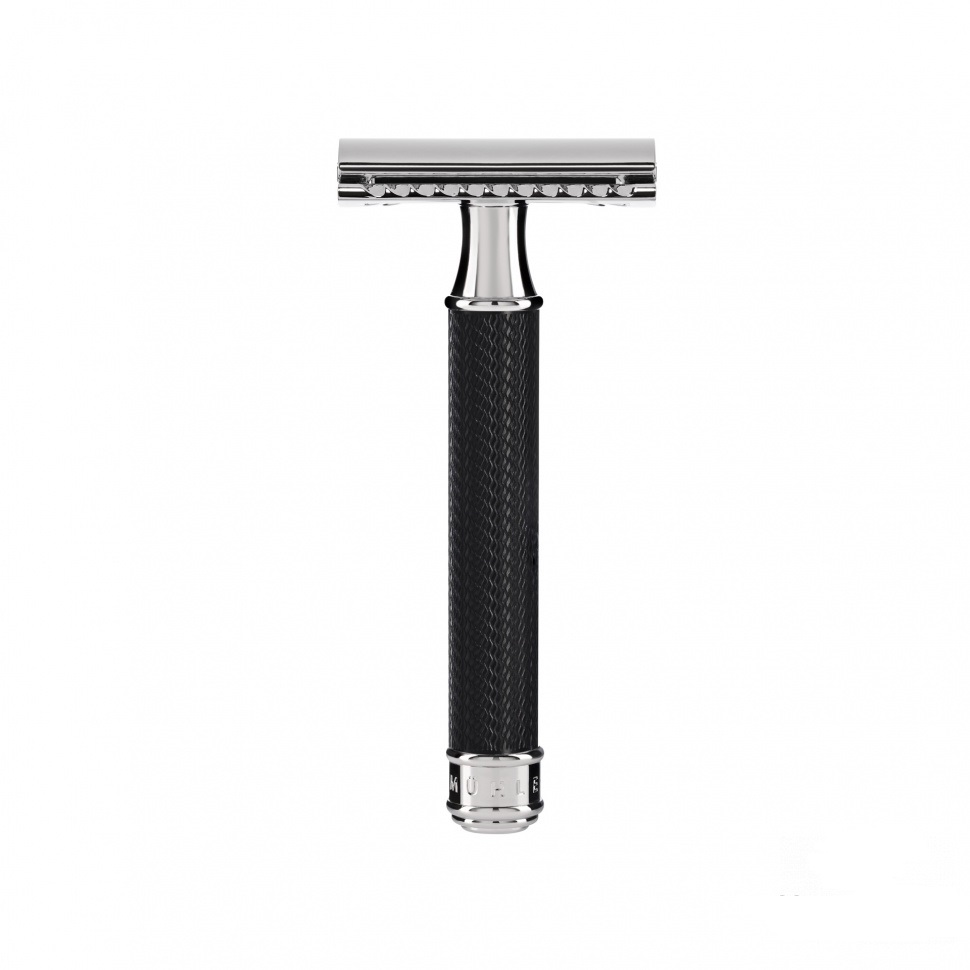 Бритва для гоління Т-подібна Muehle R 89 Black Closed Comb