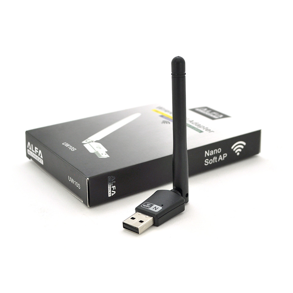 Бездротовий мережевий адаптер з антеною 10 см Wi-Fi-USB LV-UW10SRK — 8188, 802.11bgn, 150MB, 2.4 GHz,