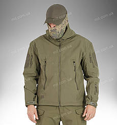 Демісезонна тактична куртка Soft Shell Silver Knight Windstoper НГУ (khaki)