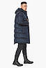 Довга куртка на зиму чоловіча темно-синя модель 49773 50 (L) 52 (XL), фото 4