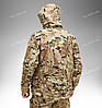 Демісезонна тактична куртка Soft Shell Silver Knight Windstoper MTP (multicam), фото 4