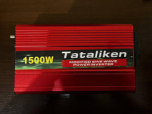 Інвертор Totaliken 1500 Вт. Перетворювач 12/220. Інвертор для дому 50 Гц