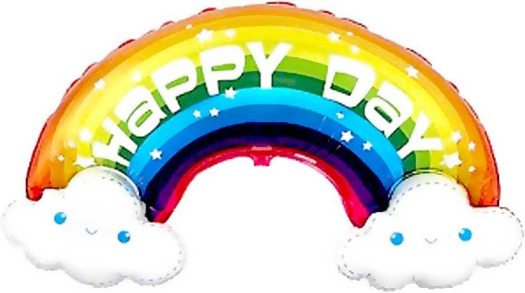 Фольгована міні-куля Веселка (Flexmetal)