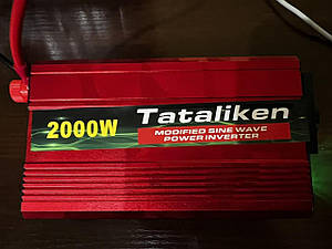 Інвертор Totaliken 12/220. Перетворювач 2000 w. Інвертор 12 v 2000w 50 Гц