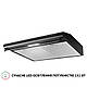 Чорна кухонна витяжка Perfelli PL 6144 BL LED, плоска стандартна, під навісну шафу, шириною 60 см, фото 10