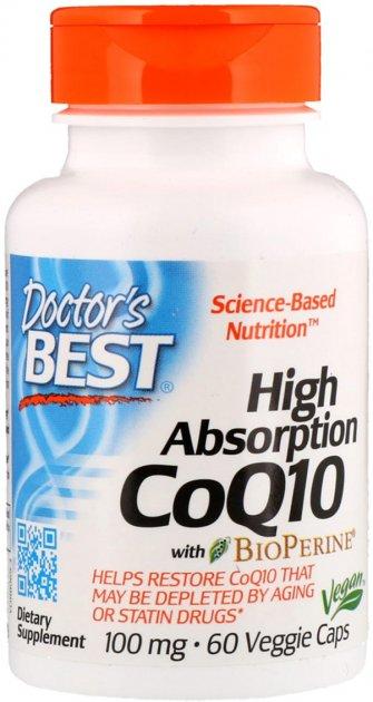 Doctor's Best Коензим Q10 100mg 60 капсул