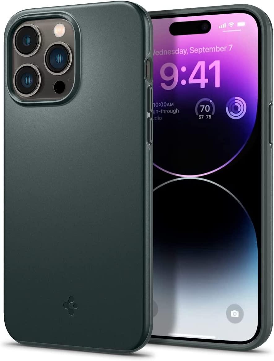 Чохол Spigen для iPhone 14 Pro Max — Thin Fit, Abyss Green (ACS04771)
