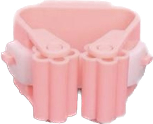 Кріплення кліпса на стіну для утримування для швабр і щіток персикового кольору, фото 1