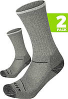 Шкарпетки трекінгові вовняні Lorpen T2WE grey (2 пари)