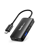 Адаптер HDMI 3-в-1 USB C 4K 60 Гц концентратор