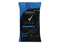 Вологі серветки антиперспірант 15шт Кобальт ТМ Rexona  "Lv"