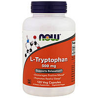 L-триптофан Now Foods 500 мг 120 растительных капсул MS