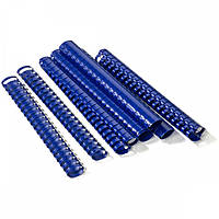 Пружины пластиковые для переплета Agent А4 50 шт 45 мм Синие (8888821450035) MS